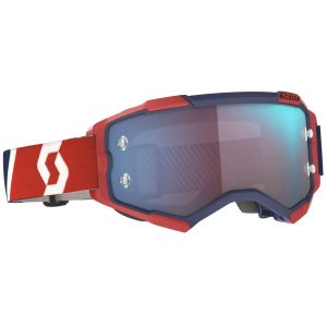 Scott Fury Motocross Goggles - Red / Blue