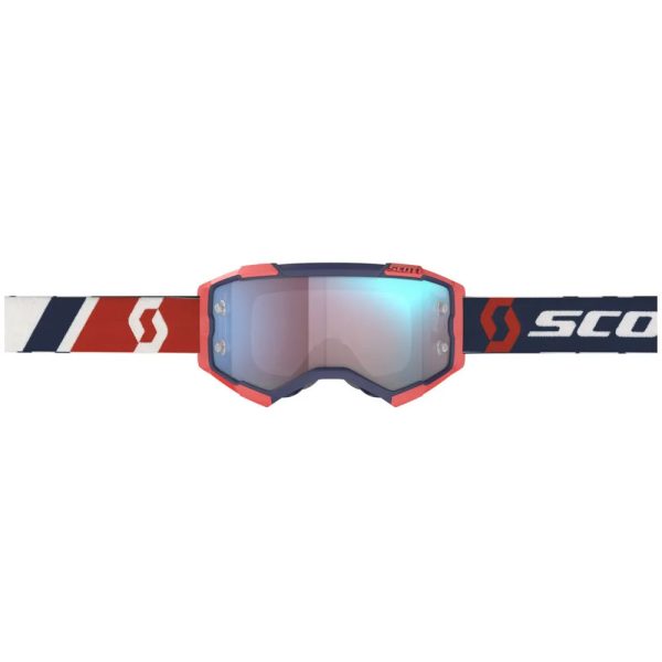 Scott Fury Motocross Goggles - Red / Blue