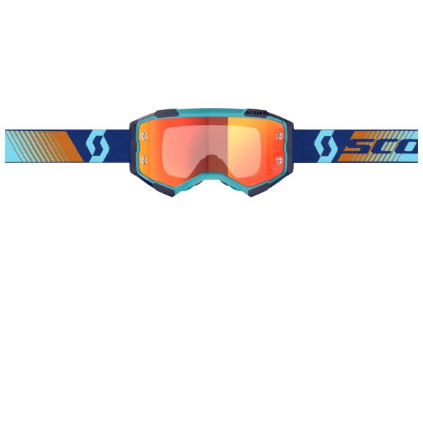 Scott Fury Motocross Goggles - Royal Blue / Orange