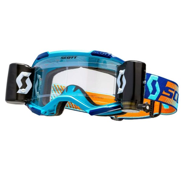 Scott Fury WFS Motocross Goggles - Royal Blue / Orange