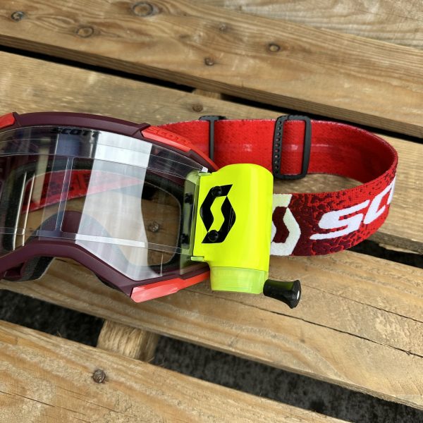 Scott Fury WFS Motocross Goggles - Custom Red Neon