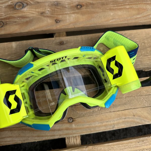 Scott Fury WFS Motocross Goggles - Yellow / Blue