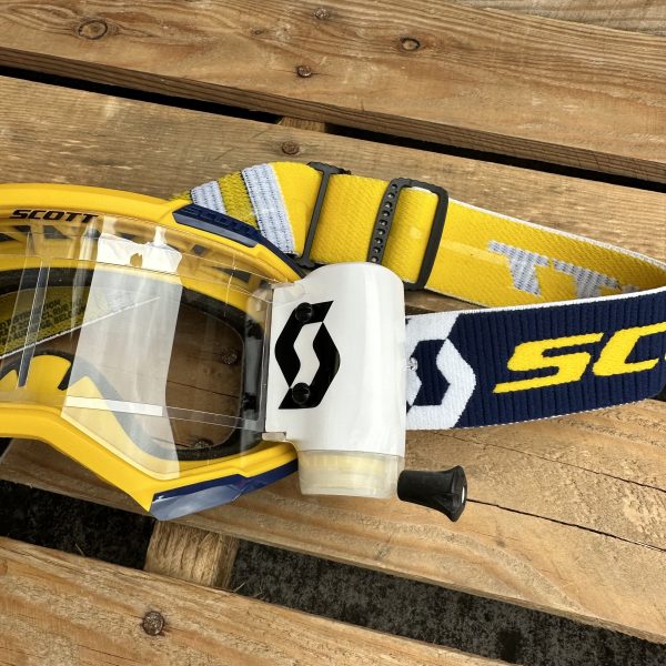 Scott Fury WFS Motocross Goggles - Custom Yellow / Blue