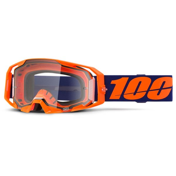 100% ARmatic Motocross Goggles - Neon Orange