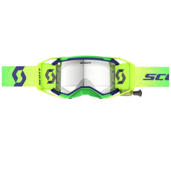 2025 Scott Prospect WFS Motocros Goggles - Midnight Purple / Safety Yellow